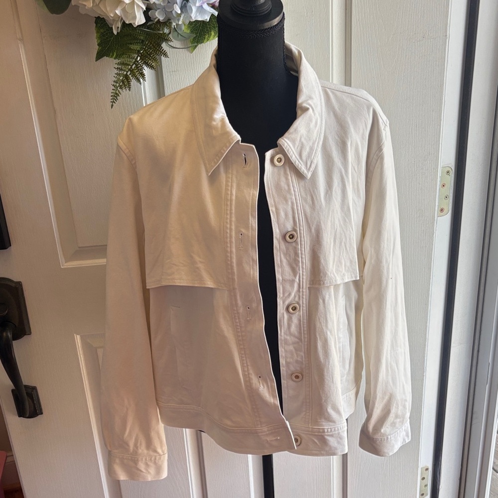Spartina 449 Cream Utility Jacket